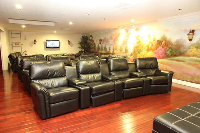 VIP Room, prepared for 18 and over, adults only!  A nice, air-conditioned area with leather recliners for our guests to relax in a cool, peaceful area.  